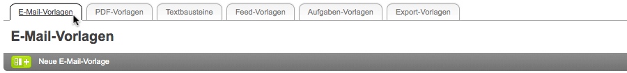 E-Mail-Vorlagen